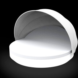 Кровать Vela с откидной спинкой и складным навесом LED