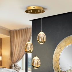 Люстра Rocio LED 3L Ø25 золотая