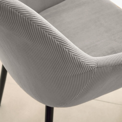 Стул Konna светло-серый вельвет