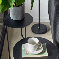 Журнальный столик Vidalita черный металл 56,5 x 35 cm