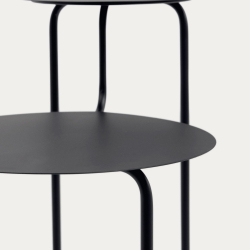 Журнальный столик Vidalita черный металл 56,5 x 35 cm