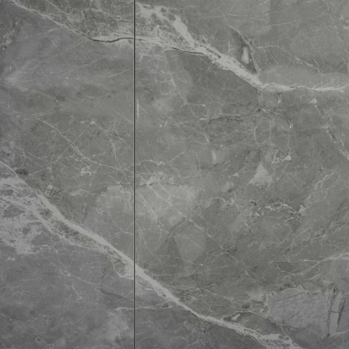 Раздвижной обеденный стол TOLEDO 160/200x85 закаленное стекло с керамикой, черный металл