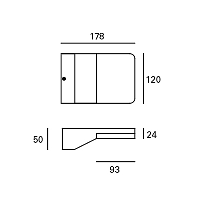 Уличное бра Serenate черный
