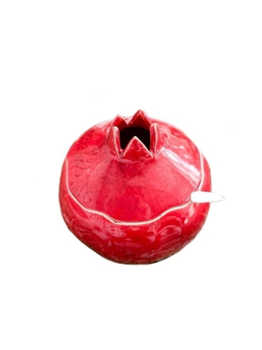 Сахарница с крышкой и ложкой керамика Terra Design GRNT01