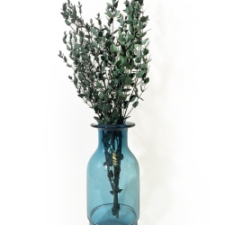 Ваза для цветов стеклянная прозрачная Terra Design TDV528801