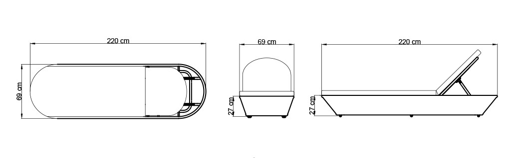 Шезлонг Boston 24163_LG