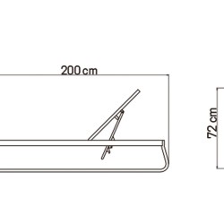 Лежак Moma ANTHRACITE
