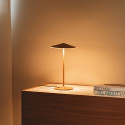 Настольная лампа Pla золотой