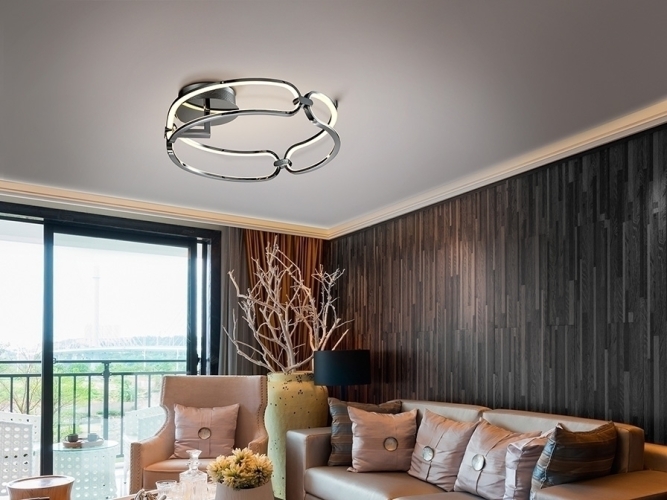 Потолочный светильник Colette Ø47 хром DIM