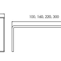 Обеденный стол Journey SEASHELL 220х100