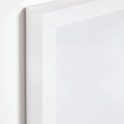 Картина Fedra бело-бежевая с лицами в очках 50 х 70 см