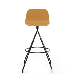 Барный стул Maarten Swivel Bar Stool Base пластиковая низкая спинка