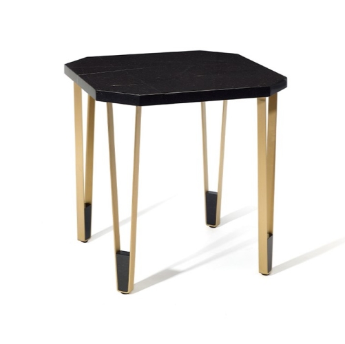 Приставной столик Ionic Nero Marquina Marble квадратный
