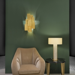 Приставной столик Ionic Nero Marquina Marble квадратный