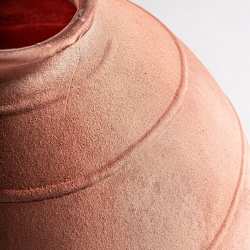 Ваза Den светло-коричневая высота 35 см