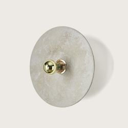 Бра Kassy 20 см керамика + цоколь 5 см хромированный металл