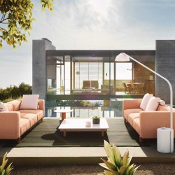 Столик Molo 120х120 алюминий KS4210700