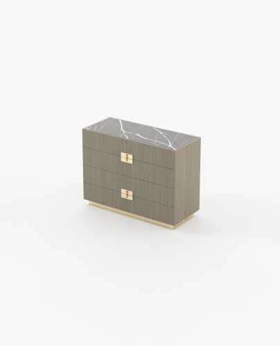 Комод Lady мрамор 4 ящика