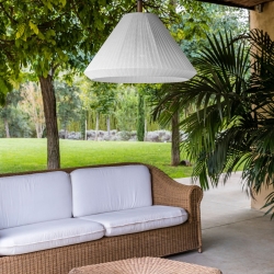 Люстра уличная Saigon белый мат./серый T70