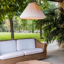 Люстра уличная Saigon белый мат./серый T70