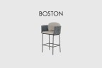 Барный стул Boston LIGHT GREY