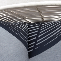 Диван двухместный Alaska NATURAL TEAK