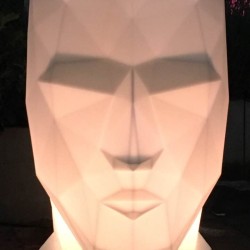 Кашпо Adan матовое светящееся LED RGBW Cable 100см