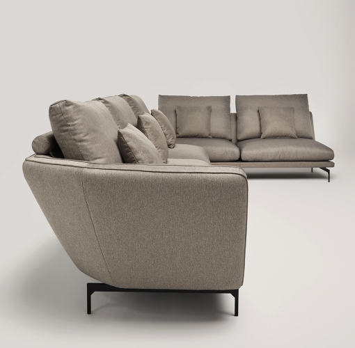 Угловой диван Disc, 2 модуля А5906 + модуль 5910, обивка Q1720 HELSINKI-11