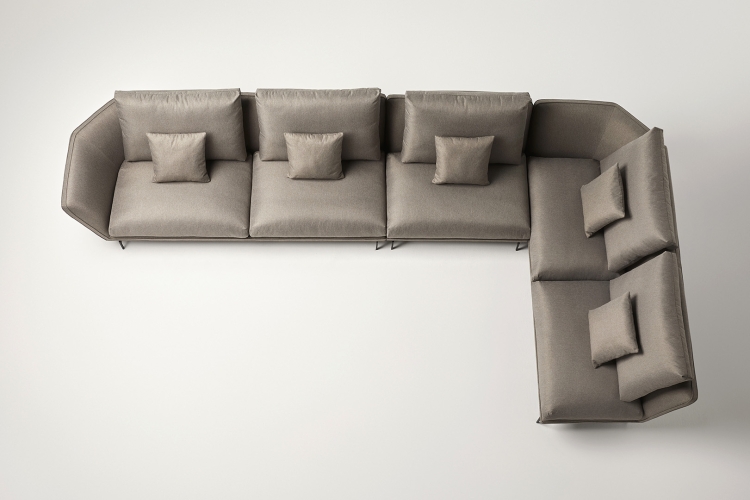 Угловой диван Disc, 2 модуля А5906 + модуль 5910, обивка Q1720 HELSINKI-11