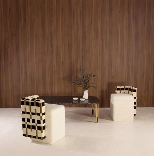 Кофейный столик Ionic Ebony Limed Oak прямоугольный