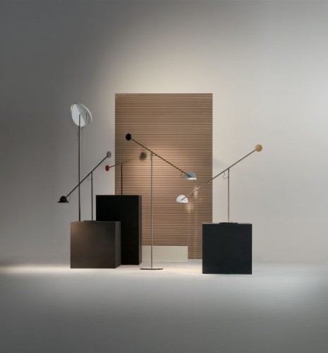 Настольная лампа Copernica M графит + черно-золотая