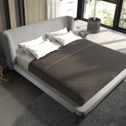 Приставной столик 2126/LT20051 из стекла и ореха