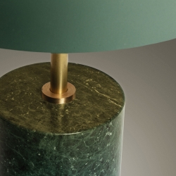 Настольная лампа Biscane зеленого цвета