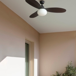 Вентилятор PALMA M Ш1290mm коричневый 3 PALAS IP44 SEASIDE 1xE27