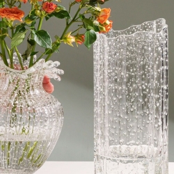 Ваза стеклянная для цветов и сухоцветов Terra Design TDVLA03