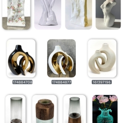 Ваза стеклянная для цветов и сухоцветов Terra Design TDVLA03