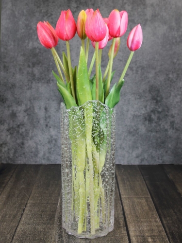 Ваза стеклянная для цветов и сухоцветов Terra Design TDVLA03