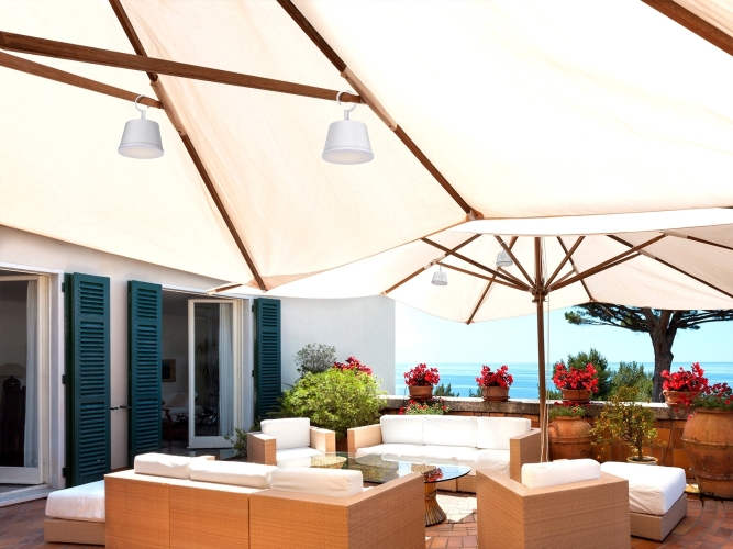 Cuco Уличная настольная лампа LED белая