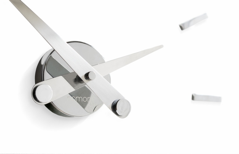 Часы Nomon PUNTOS SUSPENSIVOS 12 i. (хромированная сталь) D=50см