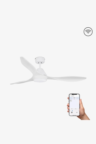 Вентилятор белый Polaris L LED DC SMART