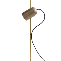 Настольная лампа Nomon ONFA SOBREMESA Gold/Walnut