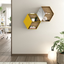 Полка шестиугольная Mel