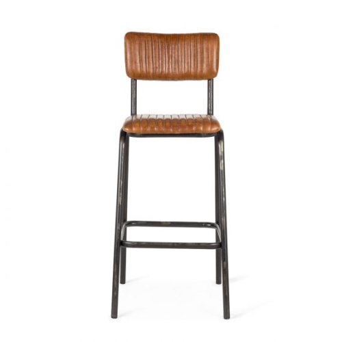 Кожаный барный стул Romina