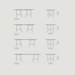 Стол MesAna 4F1809HDF