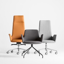 Поворотное кресло Altea XL на колесиках с алюминиевым основанием