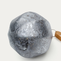 Набор из 2 рождественских шаров Blama из переработанного серебряного стекла, Ø 10 см