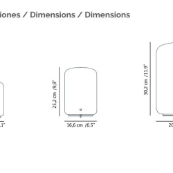 Настольная лампа Capsule 19,5 см