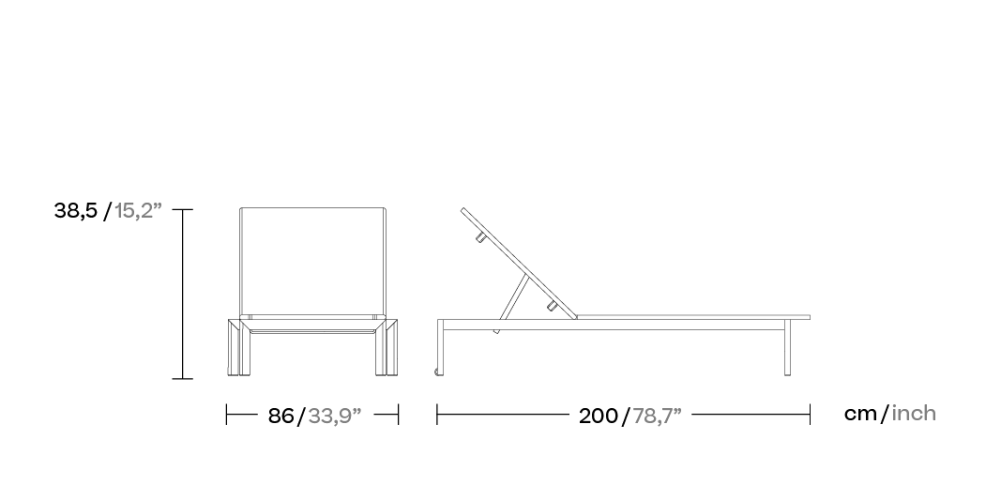 Шезлонг Pad KSA700100