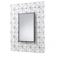 HABITA Зеркало прямоугольное металлическое темно-серое AA0454R15