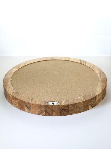 Зеркало настенное (массив Дуб, диаметр 40см)